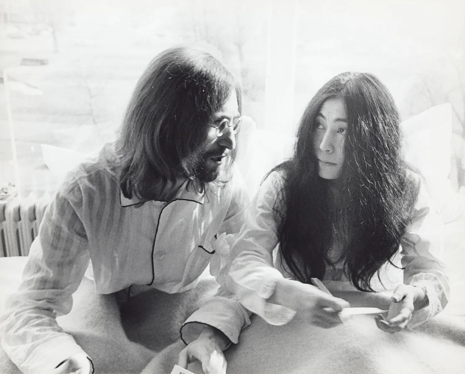 John Lennon en Yoko Ono, Bed voor Vrede, Cor Jaring, 1969